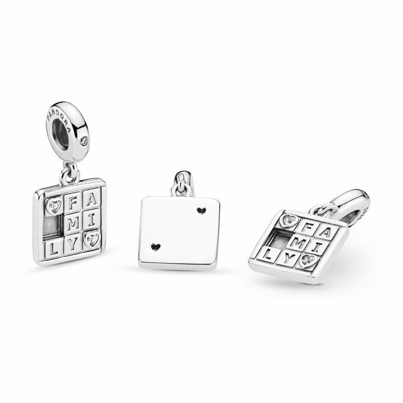 Pandora Family Game Night Dangle Charm NZ, Sterling Silver (546081-TZC)